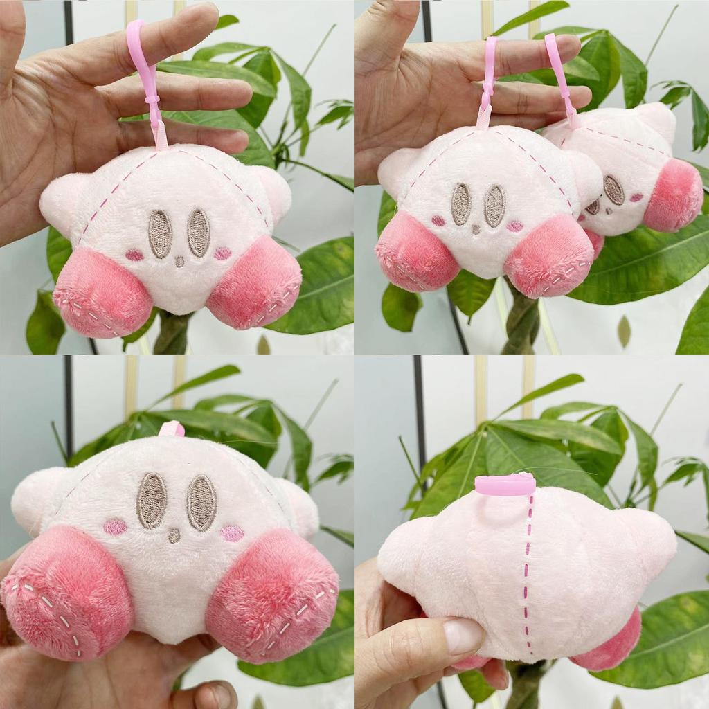 Charming Pink Kirby Plush Doll Keychain Soft Toy For Birthday And Collectibles