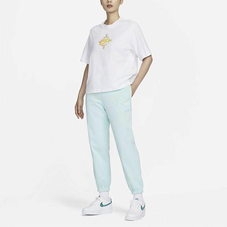 Nike Knitted Sweatpants Women's Mineral Moderate Cuffed Pants DM6420-346