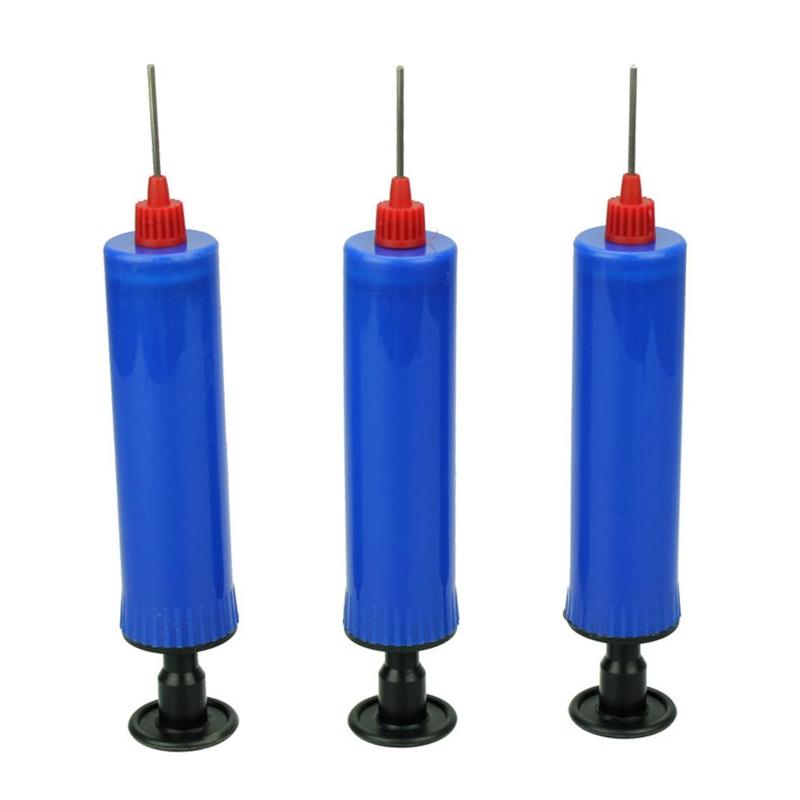 Mini-Aufpumper Kunststoff Fußball aufblasbarer Ball Handluftpumpe Fußball Basketball Aufblasnadel Fußballpumpen