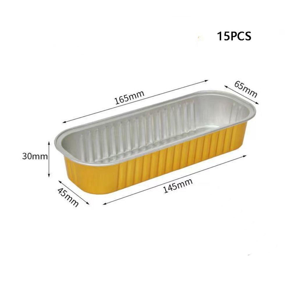 

10 шт. закаленная прямоугольная бумажный поднос для аэрофритюрницы одноразовые противни из фольги для выпечки сыра золотой