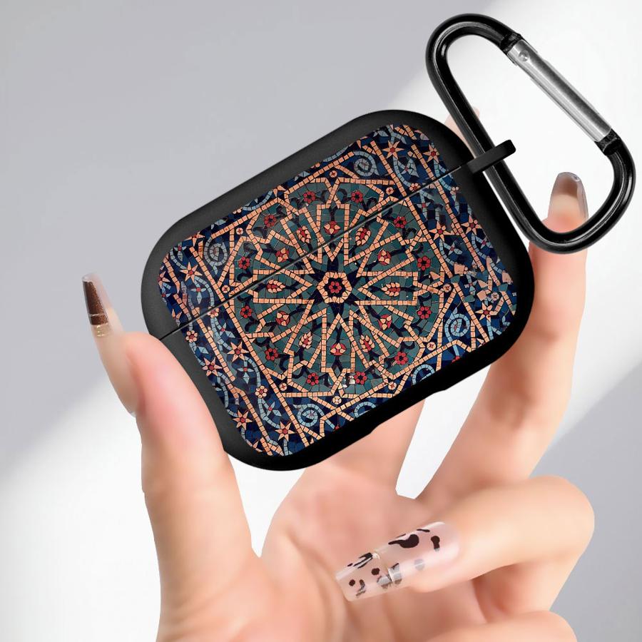 

Case For Airpods 1 3 2 Pro Pro3 4 Pro2 Soft Earphone Cases Cover Marseille Ethnic Stripes Airpods 3