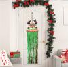 Merry Christmas Wooden Sign Christmas Decoration Wooden Welcome Door Sign Elk Old Man Tassel Hanging Sign Christmas Decorations