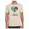 Palestijns Hart T-shirt Arabische Palestina Kalligrafie Tee Vlagkleuren Keffiyeh Elementen Gaza Streetwear Nieuw Casual Simpel