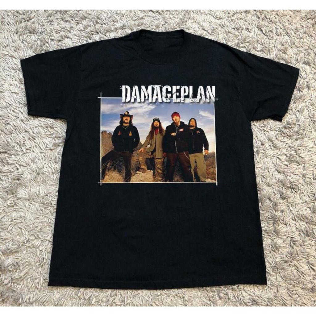 NEW Damageplan Band Black Cotton Unisex S-5XL Shirt HRN574 Unisex T-Shirt
