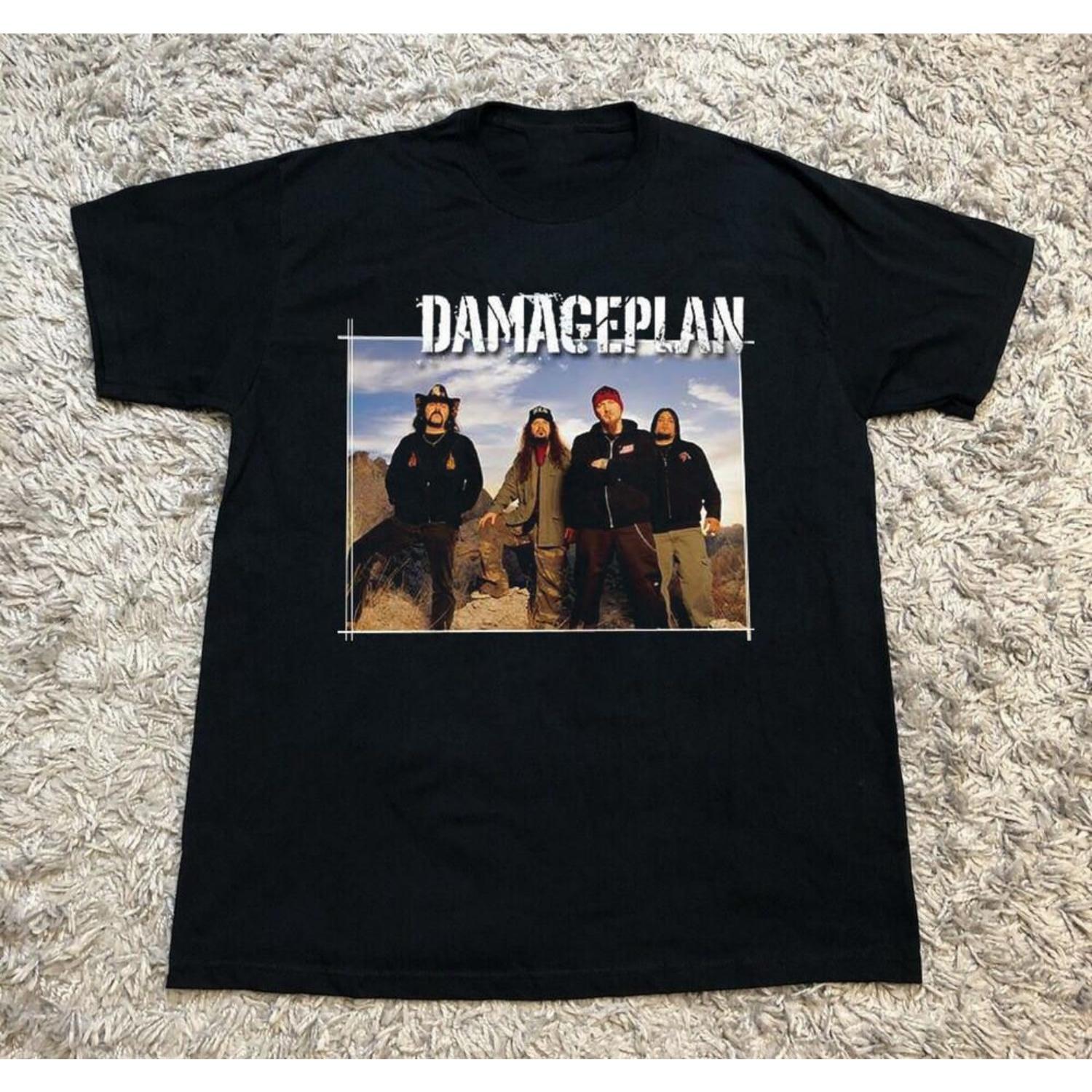 

NEW Damageplan Band Black Cotton Unisex S-5XL Shirt HRN574 Unisex T-Shirt S