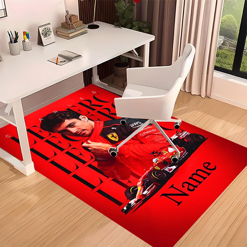 Custom personalization Charles Leclerc Print Area Rug - Soft, Washable Non-Slip Indoor Mat,Living Room,Home&Office Decorative Rug