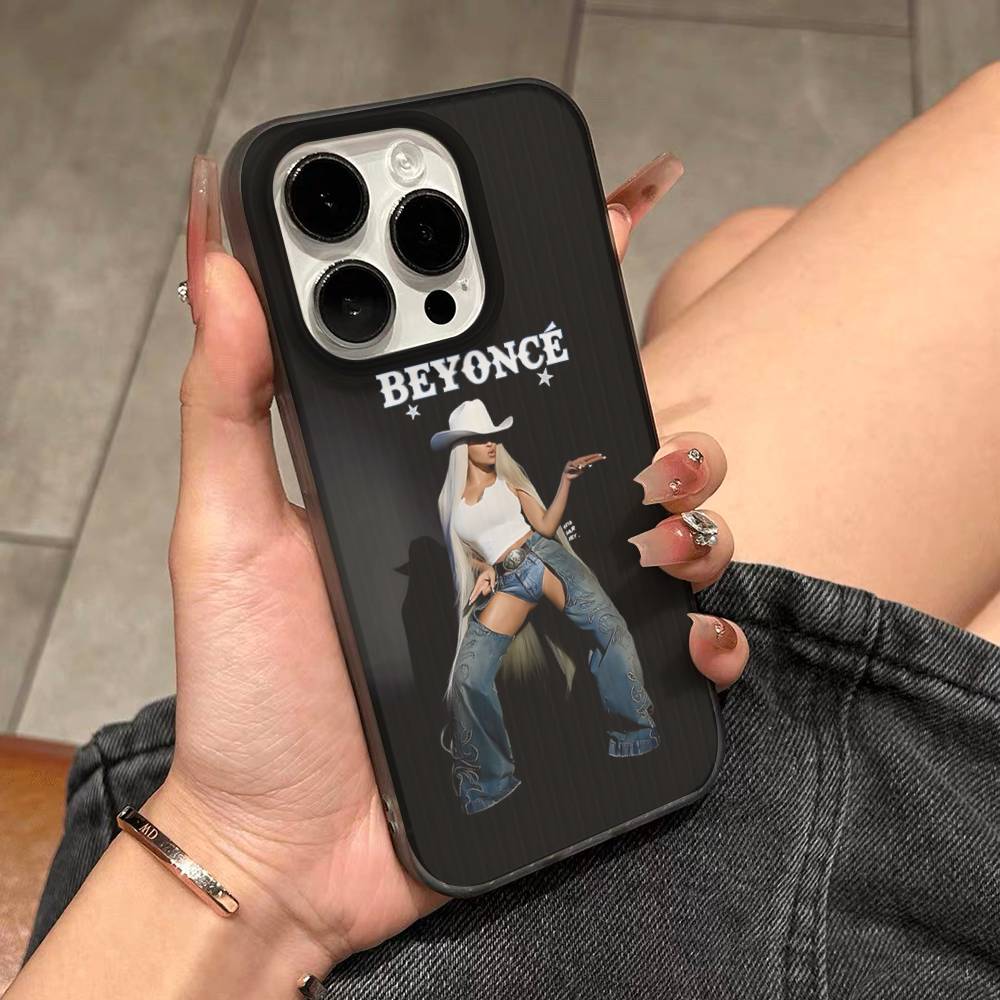

B-Beyonce Hot Singer Soft Corrugated Transparent Phone Case For IPhone 17 15 16 11 12 13 14 Pro Max Plus Pro iPhone 12