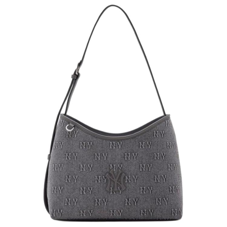 

MLB Cotton Shoulder Bag Unisex Light Charcoal Gray Casual