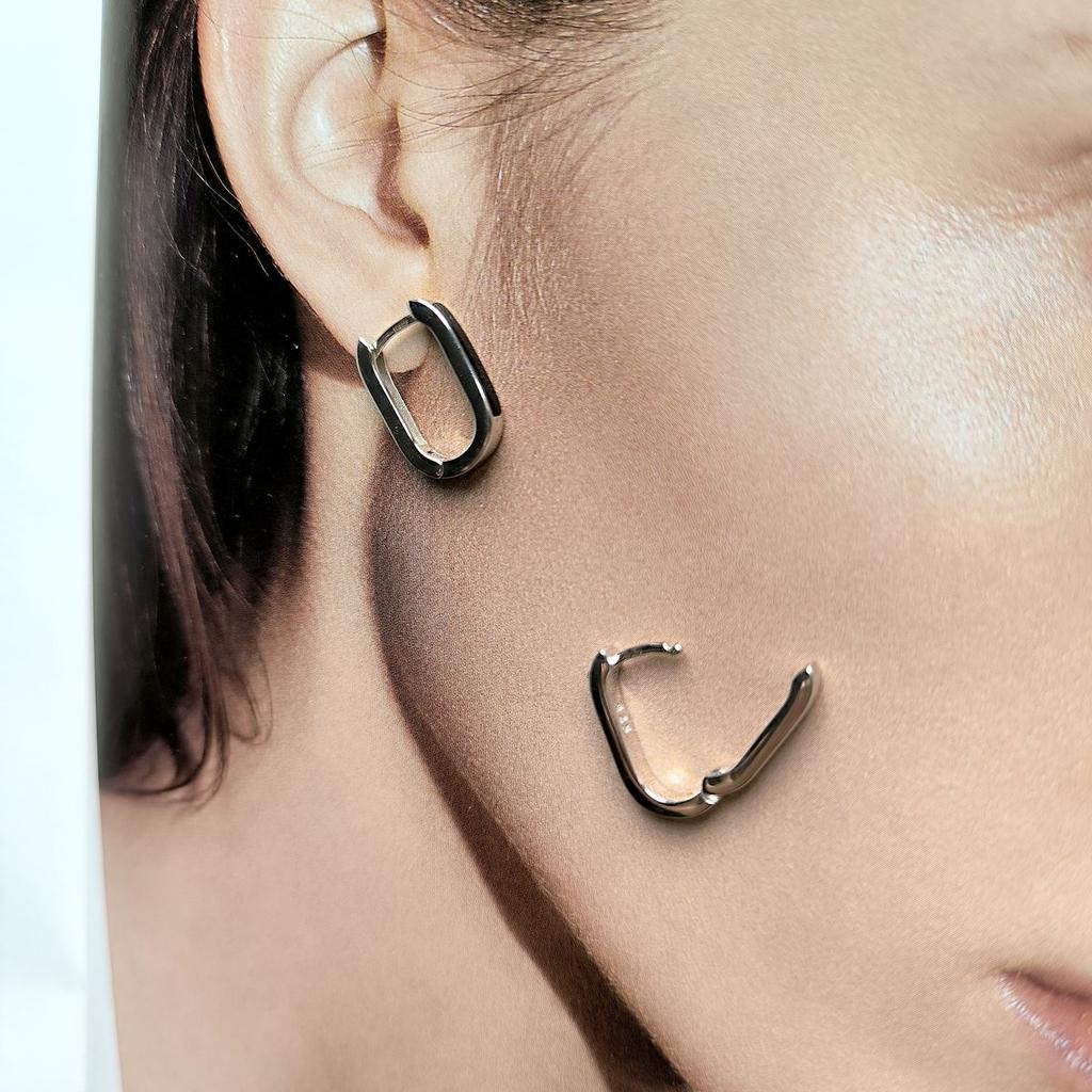 Silver Earrings with Enamel (2174943)