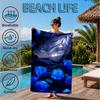 Jujutsu Curse Battle Beach Towel, Microfiber Beach Towel, Perfect For Pool, Beach, Travel, Home Decor Beach Party Fan gifts