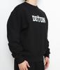 DOTON Simple Logo Print Sweatshirt (Black)