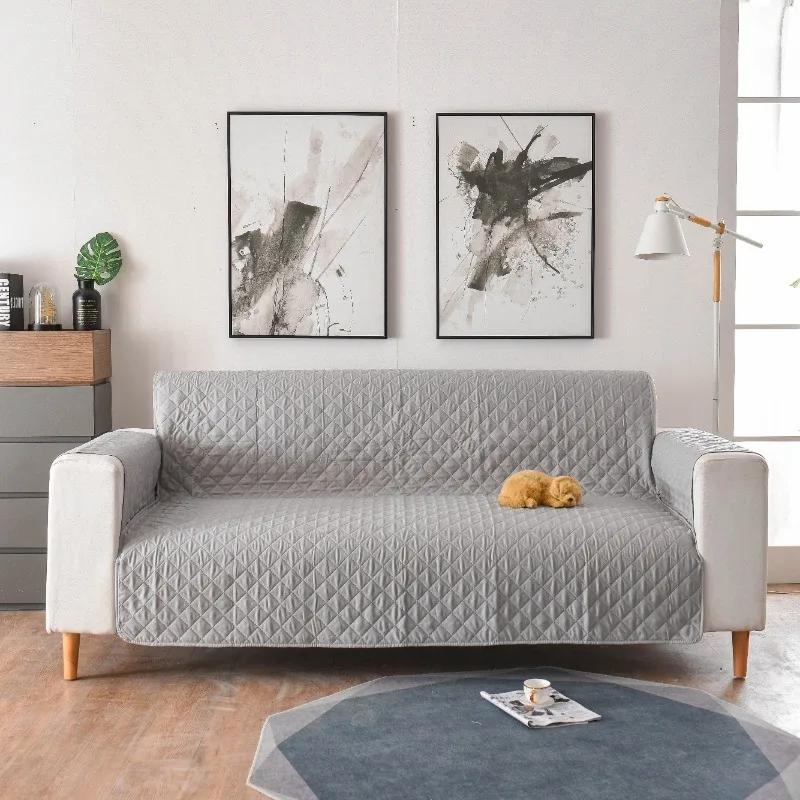 Pets Kids Sofa Cover Anti-dirty Armchair Covers 1/2/3 Seater Non-Slip Anti-Cat Scratches Single Seat Slipcovers Fundas De Sofá
