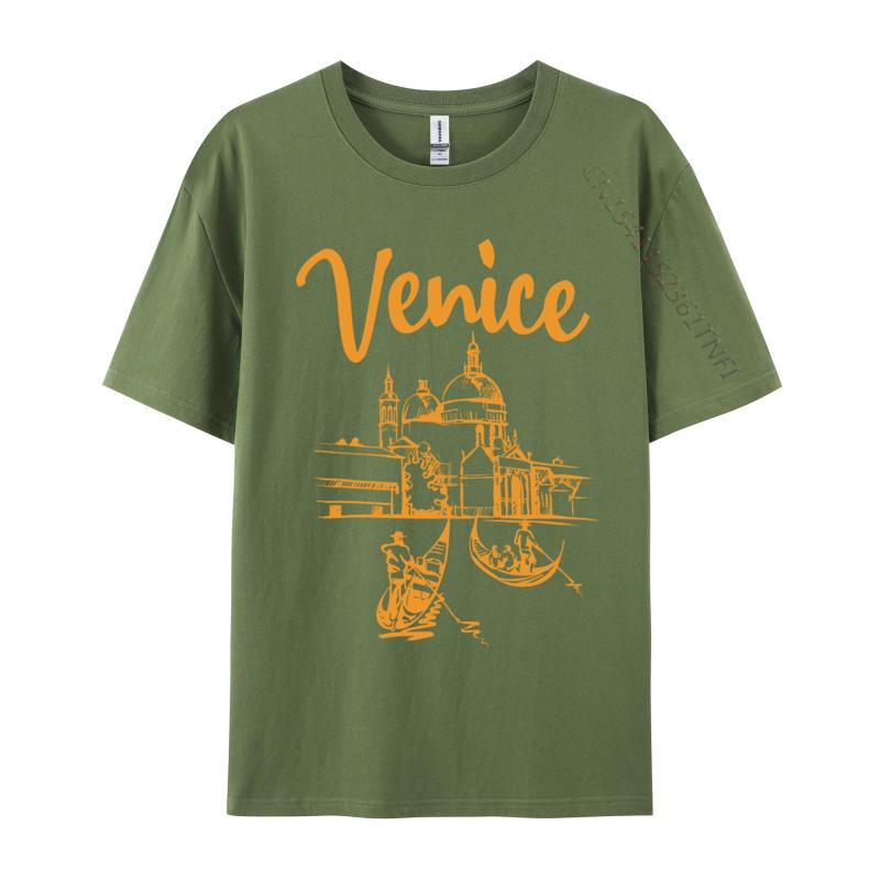 

Venice Italy Luxury Designer T-Shirts Cosie Sweatshirts Plus Size 2024 Discount Pure Cotton O Neck Man T-Shirt 4XL