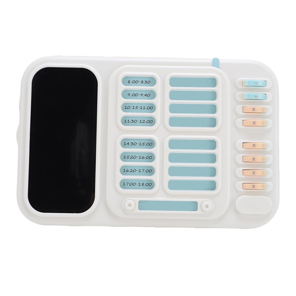 Silent Visual Timer with Planning Board Task Cards Kids Time Manager Alarm Clock for Classroom and Home Use