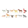 Matching Game Cards and Animal Figurines Toy for Toddlers Preschool Life Material
