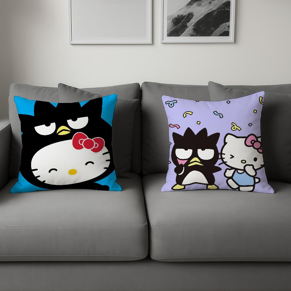 Funny Cute H-Hello K-Kitty B-Badt M-Maru Sro Comfort Soft Hogar Pillowcase Sofa Living Room Bed Home Decor Protective Covers