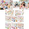 Cute Cartoon Themed Birthday Party Interactive Parent Child Puzzle Diy Stickers Pack