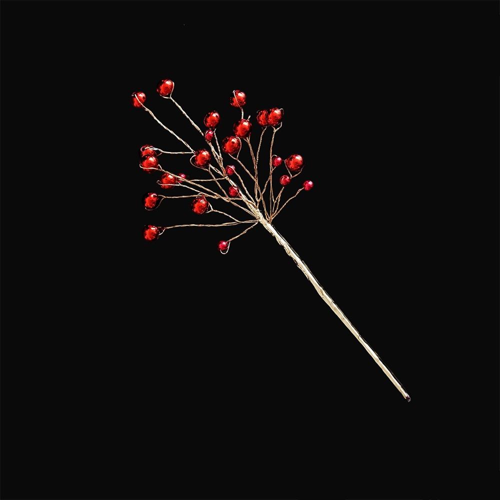 Glitzer Perle Kristall Weihnachten Pick Realistisch Perlenkette Ranke Kristallperle Weihnachtszweig Handgemacht Handgefertigt