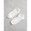 Monfoot Mens Basic Sneaker Socks White