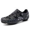 Scarpe da Ciclismo Unisex con Quadrante Rotante per Mountain Bike e Strada SPD Senza Clip Luminose al Buio Tomaia in Pelle