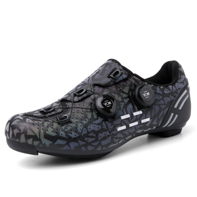 Scarpe da Ciclismo Strada Mountain Bike Compatibili Tacchette a Blocco Traspiranti Unisex Bici