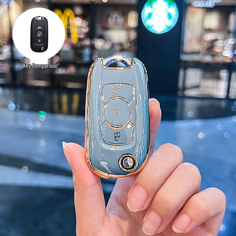 Buick Verano Pro Key Case for Women & Men, Compatible with GL6, Excelle, Verano GS, Enjoy Edition - Protective Car Key Shell & Bag