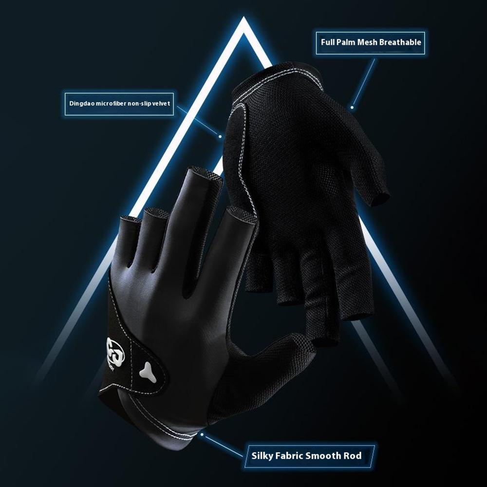 GOLOVEJOY XG82 1Pc Left Hand Billiard Glove Adult Microfiber Anti-skid Snooker Sport Glove