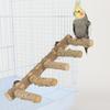 Wear-resistant Bird Cloud Ladder Wood Parrot Grinding Claws Stick Bird Climbing Ladder  Hamster