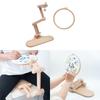 Wooden Embroidery Hoop 360Degree Rotated Adjustable Desktop Stand Cross Stitch Rack Frames Rings Adults Gifts Sewing