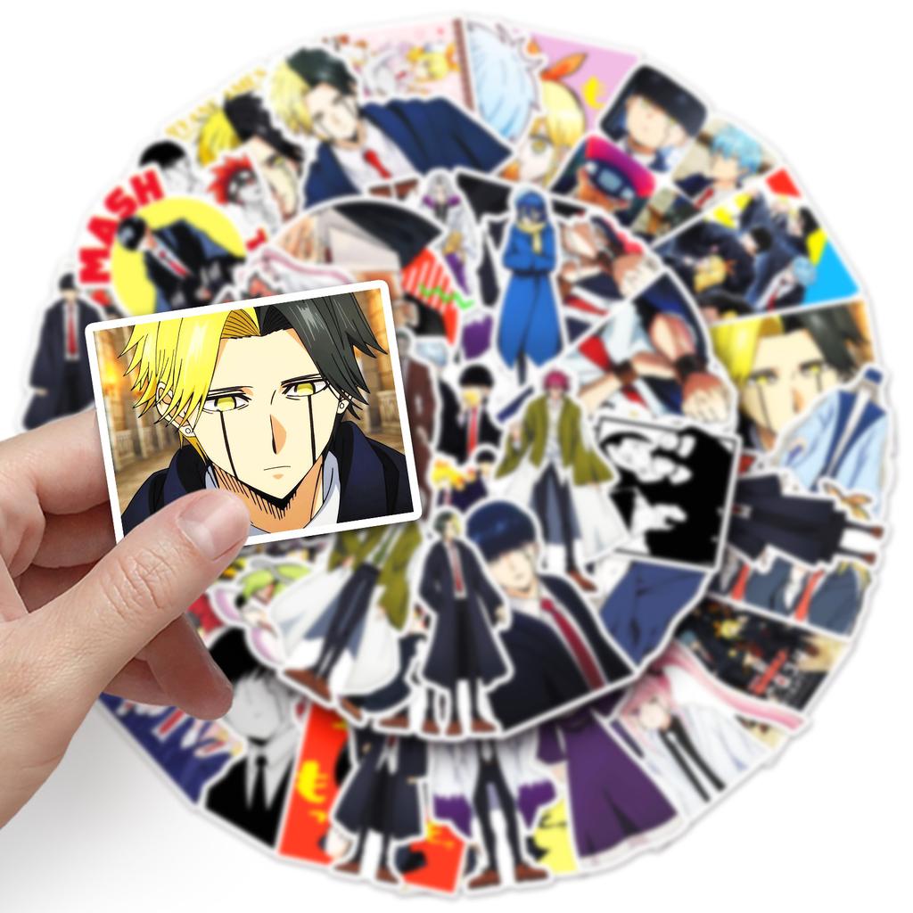 50 Physical Magic Make Matthew Graffiti Stickers Cartoon Japanese Comic Decorative Mobile Phone Case Water Cup Stickers