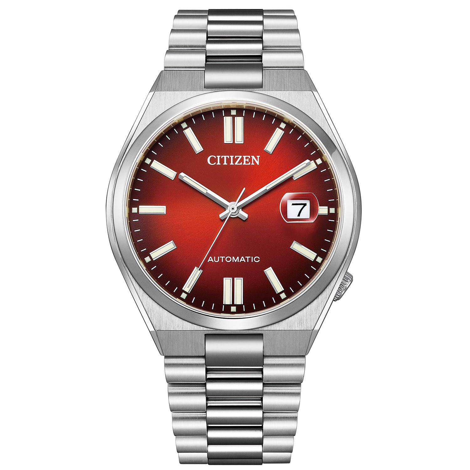 

Mechanical Mechanical Waterproof Red Silver [Citizen] NJ0150-56W Men s