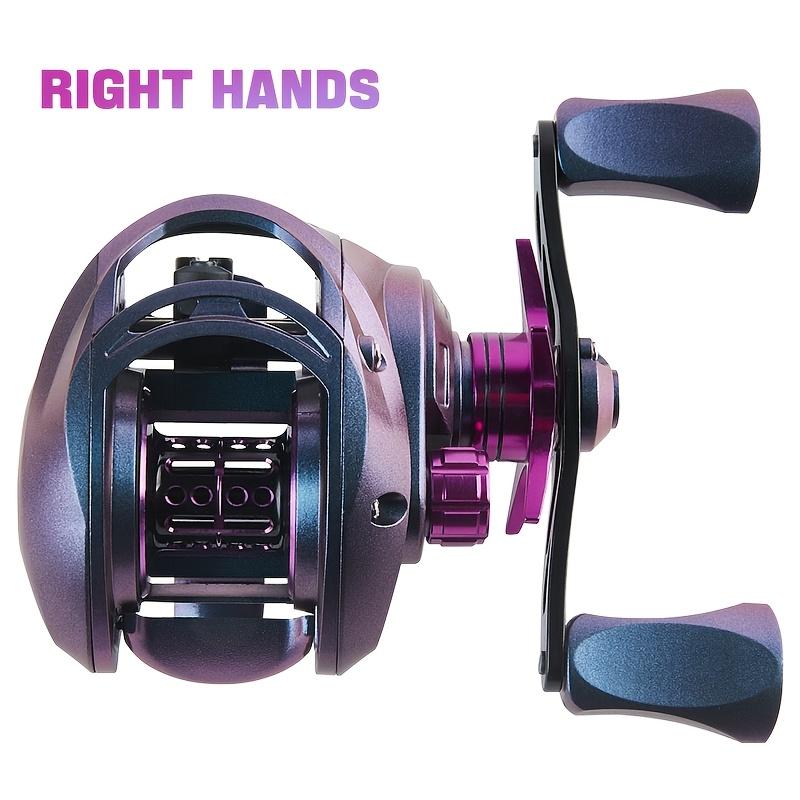 Casting Reel - High-speed 7.2:1 Gear Ratio, Maximum Drag 8kg Magnetic Braking System Ambidextrous Suitable for Both Freshwater and Saltwater Fishing