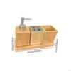 4Pcs Bathroom Accessories Set Lotion Dispenser Apartment Essentials Toiletries Mouthwash Cup