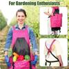 Quick Release Harvesting Apron Durable Fabric Fruit Picking Bag Bib Gardening Apron  Work Tool