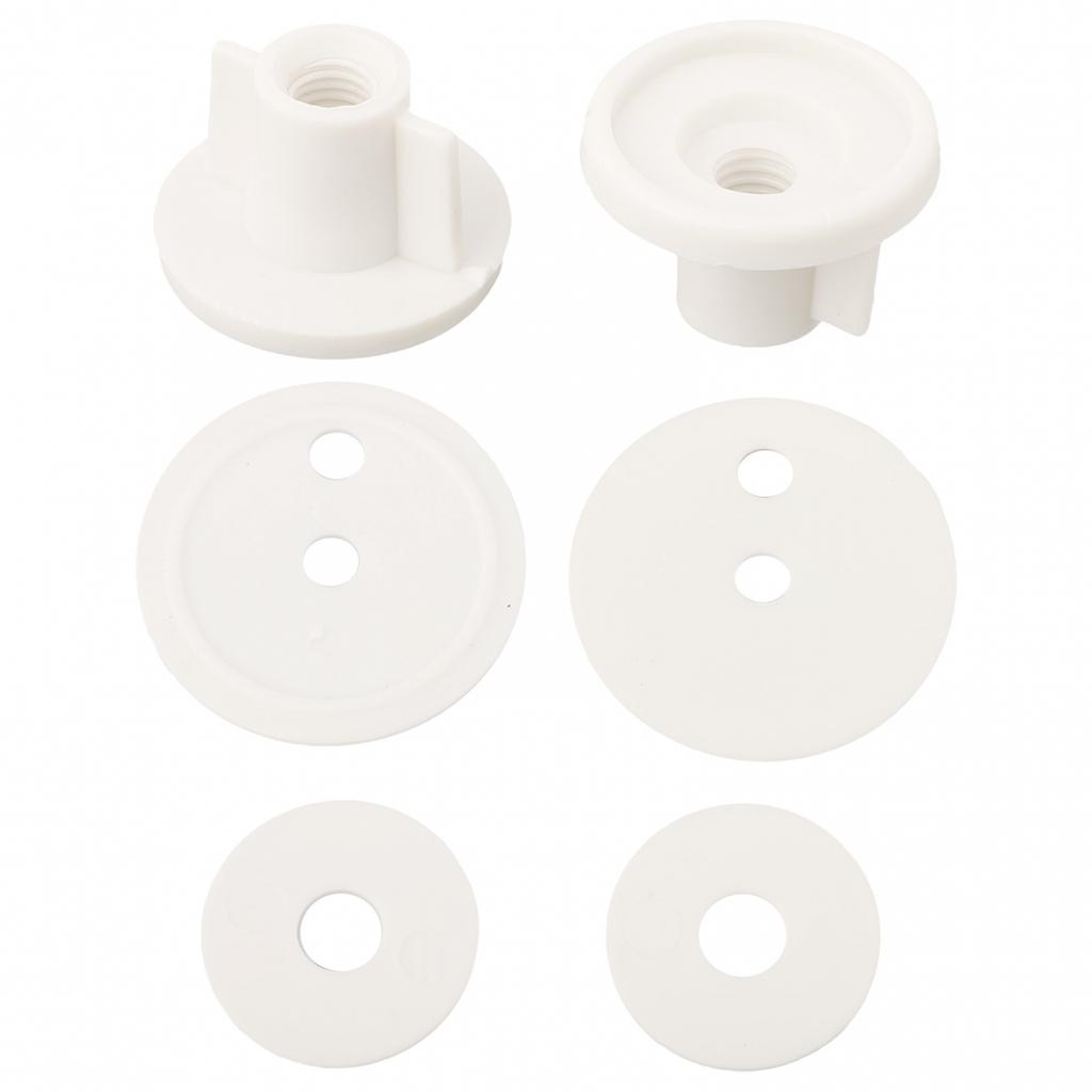 Functional Gold Toilet Hinges Complete Set with Rust Resistant Material