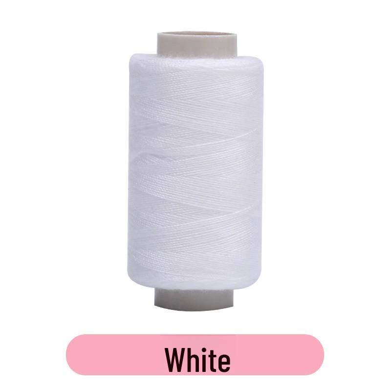 Beige, Black, Red, White Strong Handmade Sewing Thread for Machine and Hand Sewing - 402 Pagoda Line Small Roll
