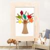 Handmade Felt Christmas Tree Craft Kits Holiday Decoration Nonwoven Fabric Wall Hanging For Kids Adults Autumn Crafts