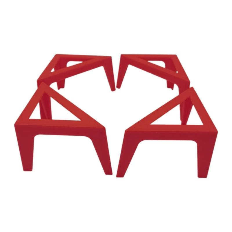 4Pcs Canvas Stands for Painting Mini Canvas Feet Risers Canvas Support Stands for Pouring Paintings Drawing Supplies