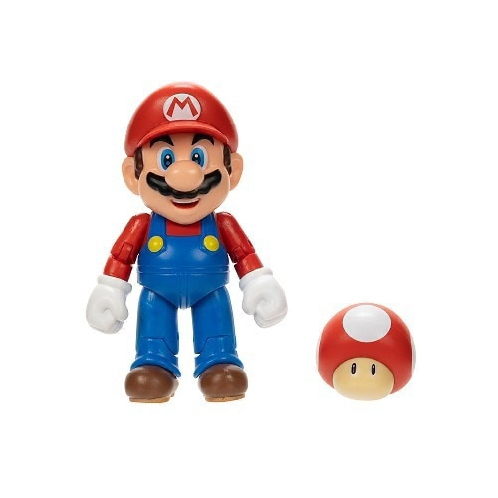

Sanei Trading Fcp 001 Super Mario Figure Collection Plus Mario Super Mushrooms Included [painted Action Figure Total Height Approx. 105 Mm]
