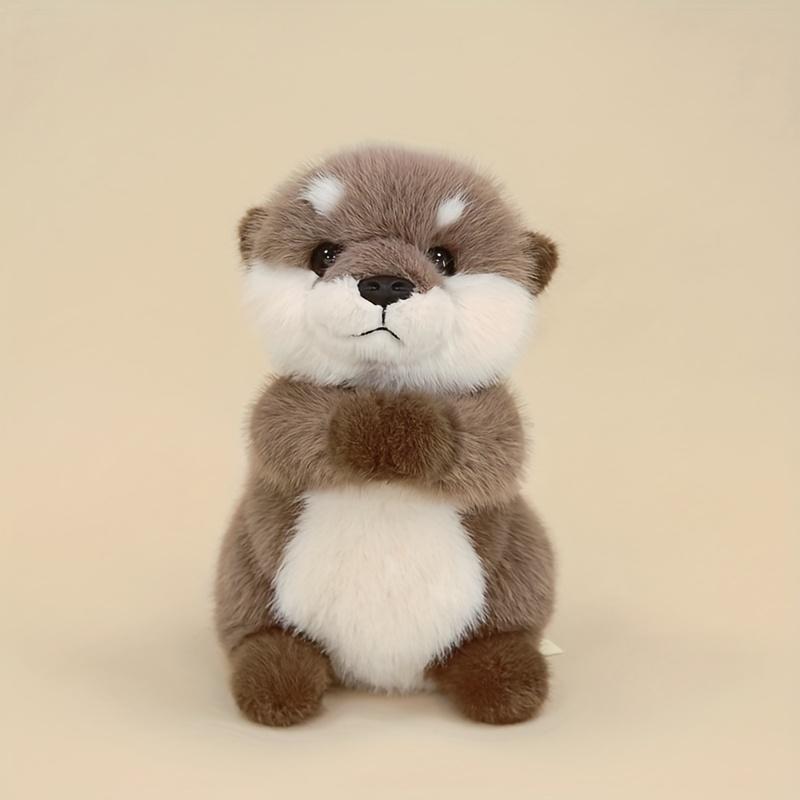 [Cute Otter Plush] Cute Otter-Shaped Plush Stuffed Animal Doll | Gift for Girlfriend, Stuffed Animals for Girls, Plush Figures, Stuffed Otter,