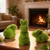 Moss Green Bunny Figurine Simulation Moss Animal Sculpture Decorations  Outdoor Patio