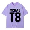Singer Tate Mcrae T8 Graphic T Shirts Men Women Fashion Vintage Trend T-shirt Summer Male Casual Oversized Crewneck Short Sleeve