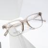JYL TS Women's Square Optical - Myopia-Ready Retro Minimalist Literary GTP-AT68606