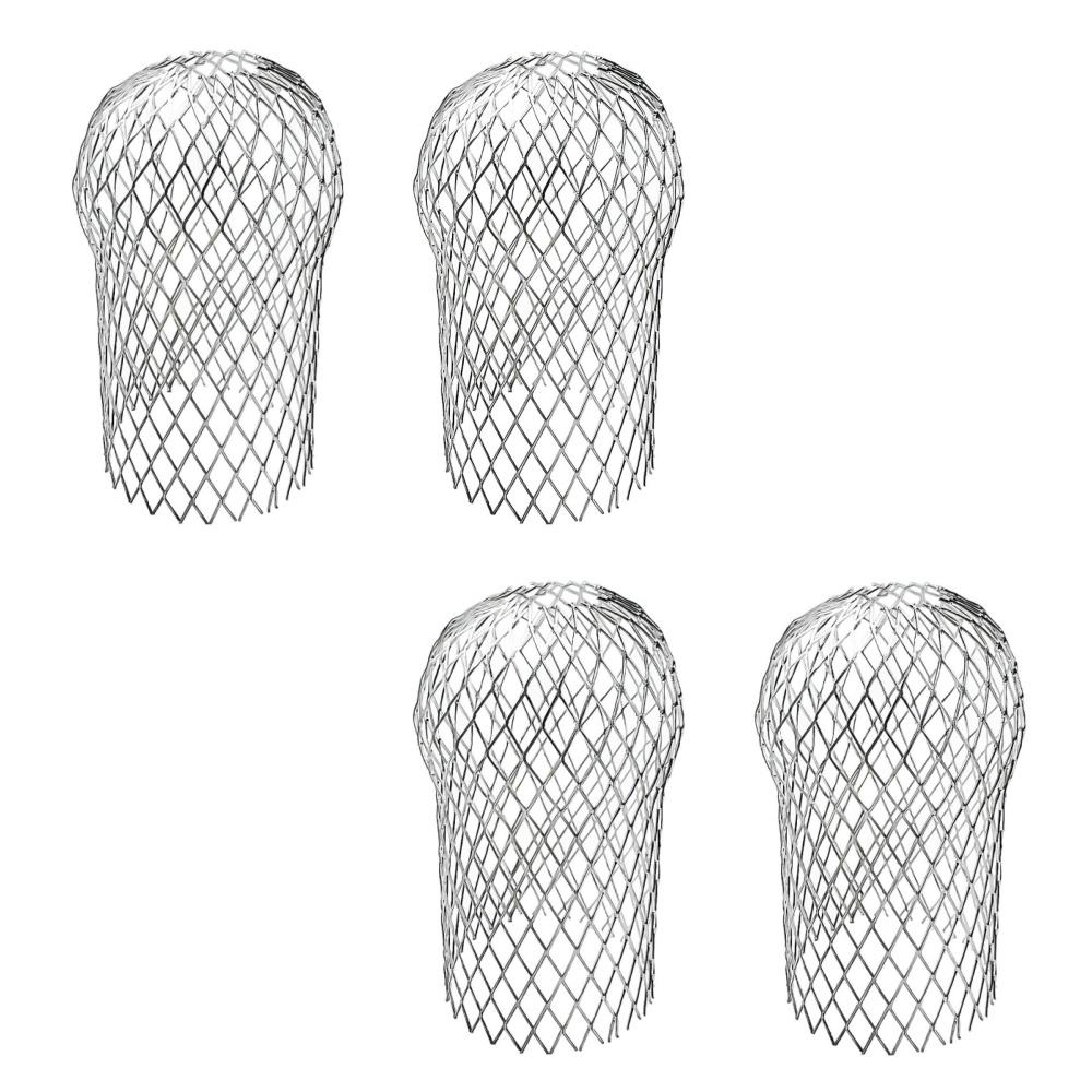 2/4/6Pcs Gutters Filte Mesh Aluminum Outdoor Leaf Debris Mud Gutter Guard Drain Net Cover Anti-blocking Gutter Cleaning Tools