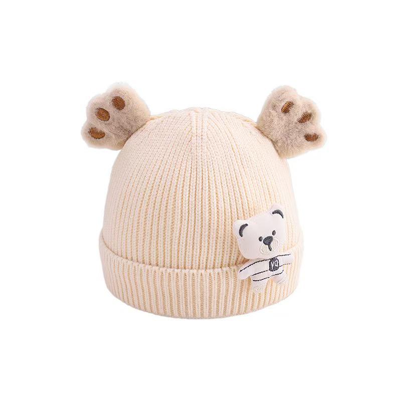 Căciuliță tricotată pentru bebeluși, stil coreean: Drăguț, Călduros și Rezistent la Vânt pentru Primăvară și Toamnă