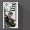 Anime Luffy Zoro Clear Phone Cover Case for Samsung Galaxy S24 S23 Ultra S22 FE Note 20 Ultra 10 S25 Edge S20 Plus S21