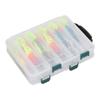10 buc Cârlige luminoase pentru calamar Momeală Oțel inoxidabil Plastic Fluorescent Formă realistă de crevetă Momeală Accesorii de pescuit