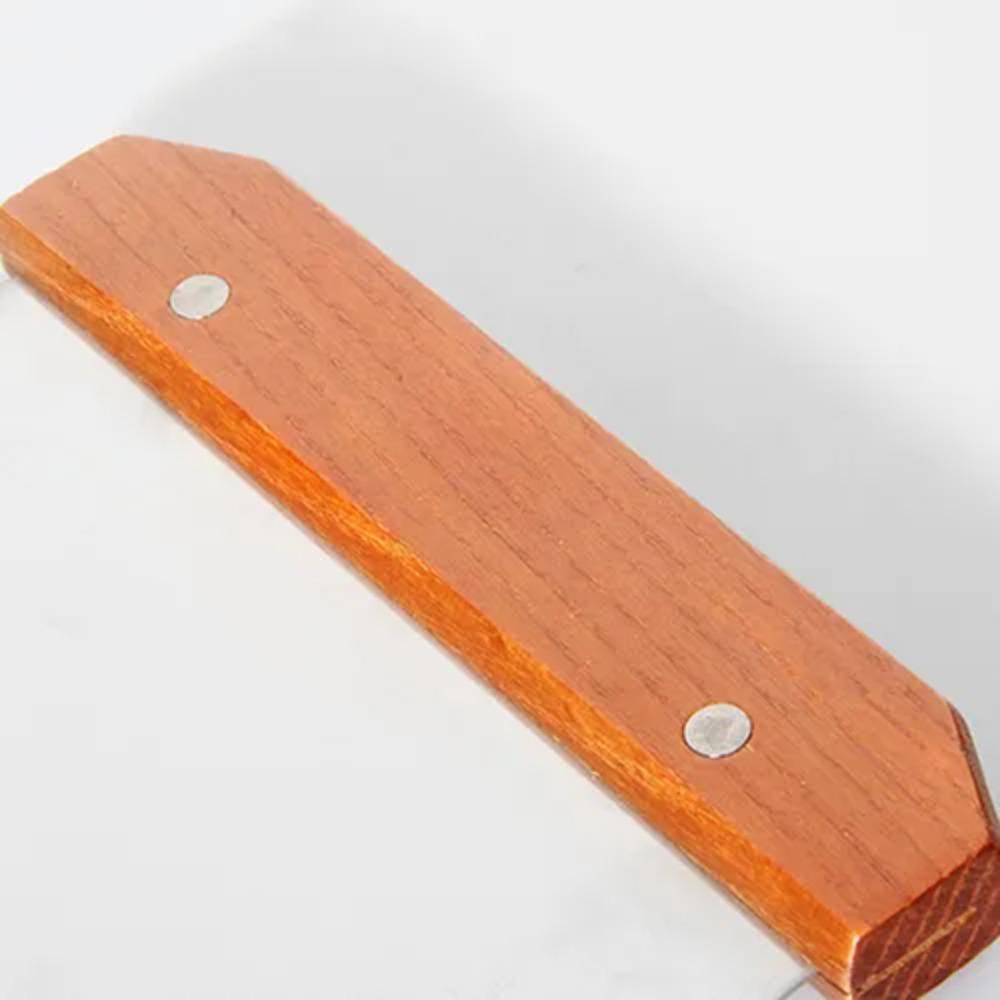 Non-stick Pastry Spatula Wooden Handle Flour Scrapper Cream Spatula Dough Cutter Baking