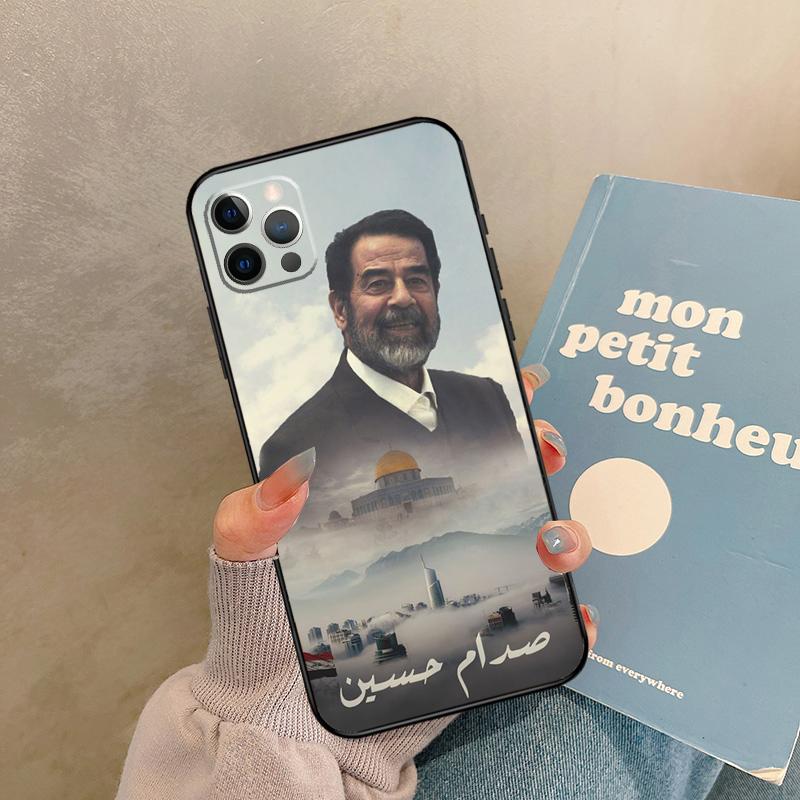 Saddam Hussein Iraq Arabic Phone Case For iPhone 11 12 13 14 15 16 Pro Max Back Cover For iPhone X XS Max XR Plus