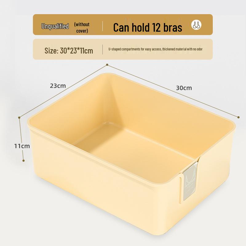 3-in-1 Dustproof Plastic Drawer Organizer for Socks and Underwear